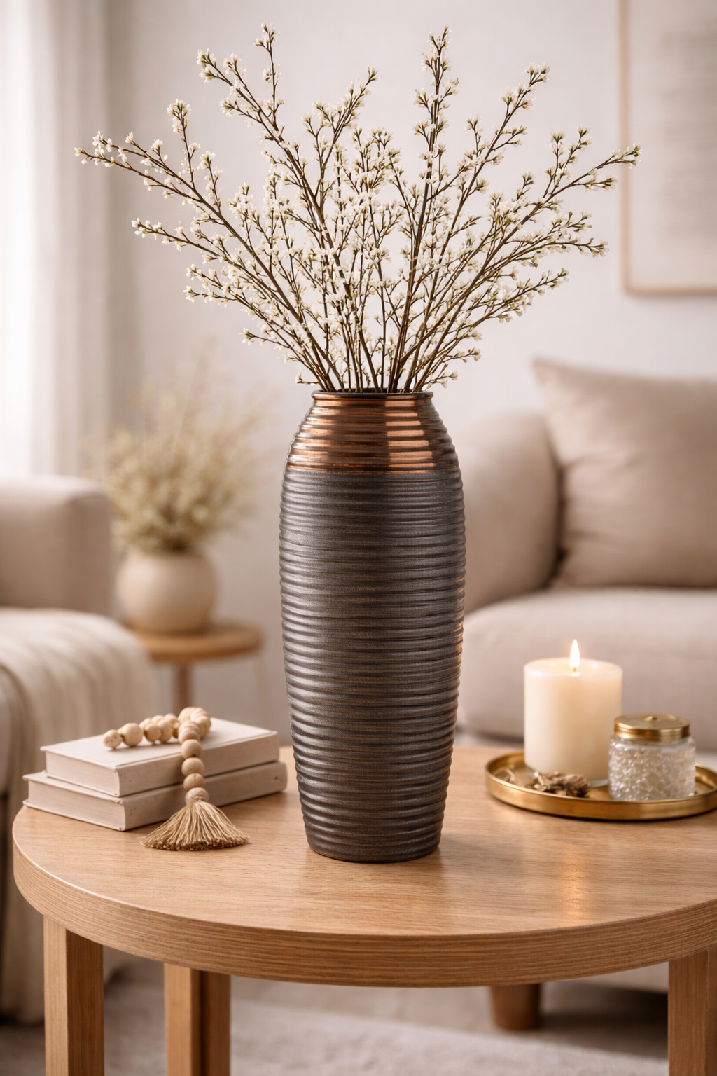 Zamak Large Ceramic Vase
